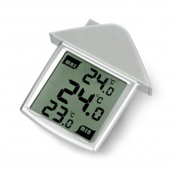 Fensterthermometer - transparent - Perel WC216