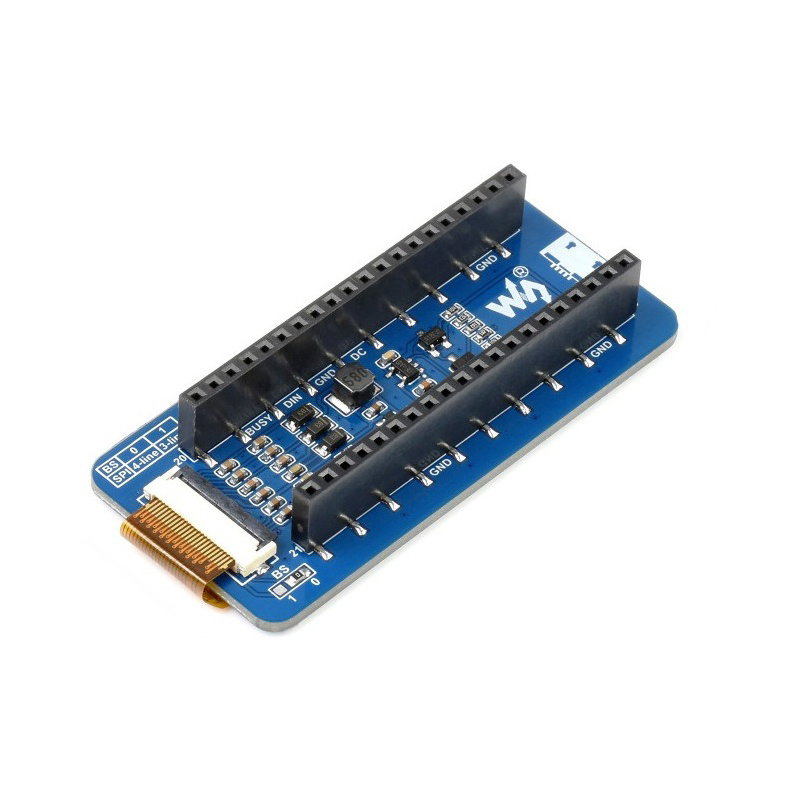 Display E-Paper E-Ink - 2,13 '' 250x122px - SPI - schwarz und
