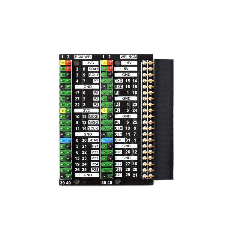 GPIO-Adapter - Erweiterung für Raspberry Pi 400 - 2 x 40 Pin -