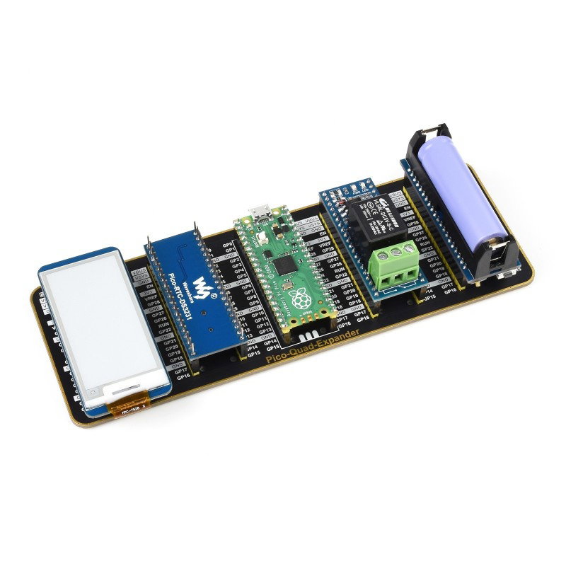 Pico Quad Expander - Quad-Expander mit Pins 2 x 20 GPIO - für