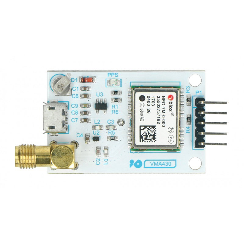 Velleman VMA430 - u-Blox NEO-7M UART GPS / GLONASS-Modul mit