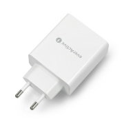 Wandladegerät SC-400 - 4xUSB Typ A / 5A - 5V - everActive - weiß