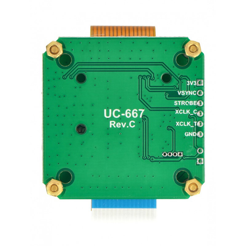 OV2311 2Mpx Global Shutter Kamera mit M12 Objektiv für Nvidia