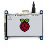 Resistiver IPS-Touchscreen LCD 4 '' 800x480px HDMI + GPIO für