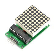 LED-Matrix 8x8 + Treiber MAX7219 - klein 32x32mm