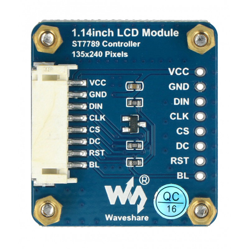 IPS-LCD-Display - 1,14 '' 240x135px SPI - 65K RGB - Waveshare