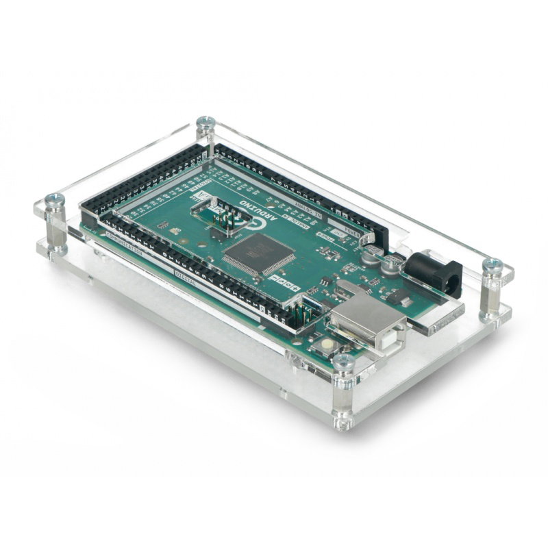 Gehäuse für Arduino Mega - transparent, offen, schlank