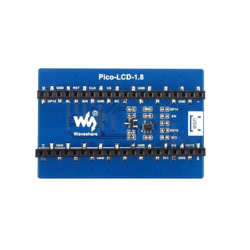 Anzeige LCD TFT 1,8 '' 160x128px - SPI - 65K RGB - für