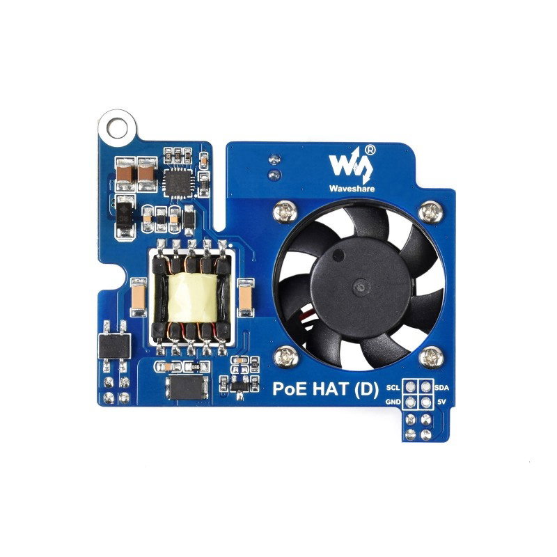 Power over Ethernet HAT (D) – PoE-Stromversorgung und