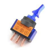 EIN-AUS-Schalter ASW-14D 12V / 20A beleuchtet - blau