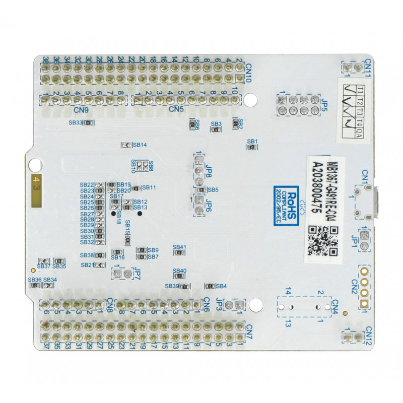 STM32 NUCLEO-G491RE - STM32G491RE ARM Cortex M4