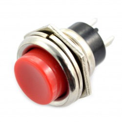 EIN-AUS-Taster PBS26B, rund 250V / 3A - rot