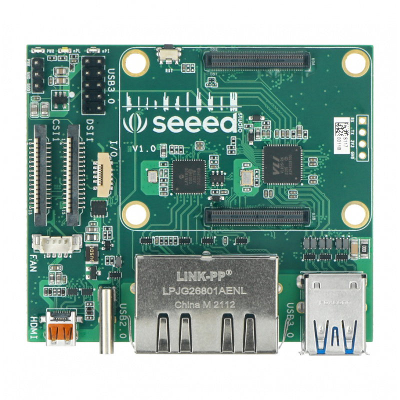 Dual Gigabit Ethernet Carrier Board – Erweiterungsboard für