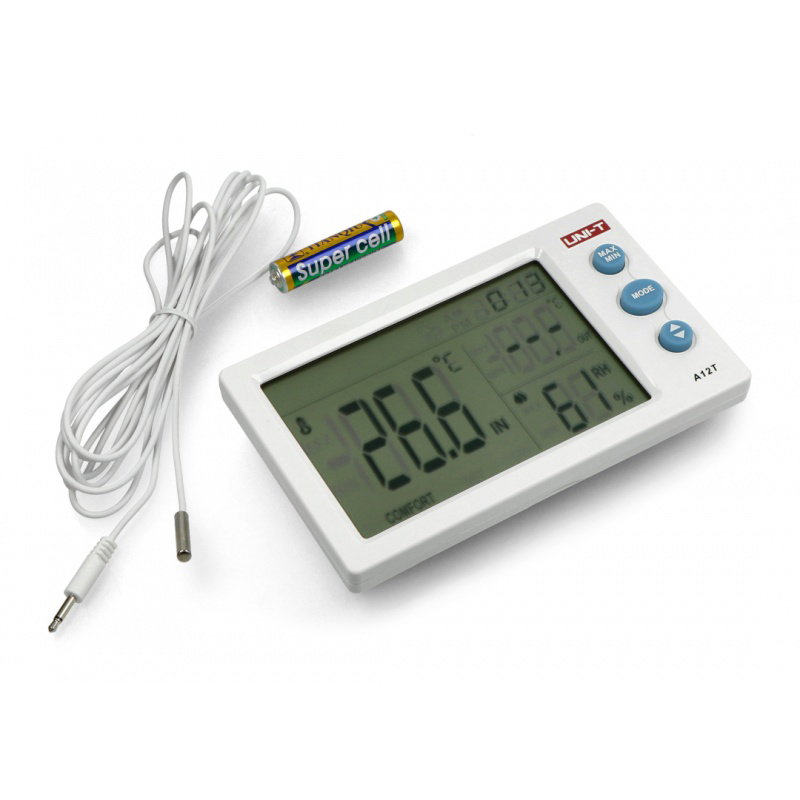 Wetterstation - Temperatur- und Feuchtigkeitsmesser + externe