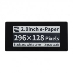 E-Paper E-Ink Touch Display - 2,9 '' 296x128px - SPI / I2C -