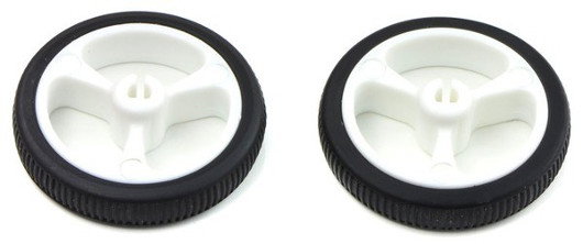 Räder 32x7 mm - weiß - 2 Stück - Pololu 1088