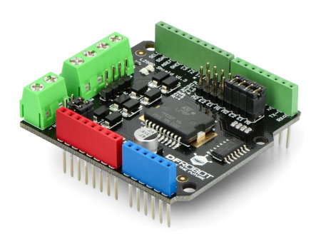 DFRobot Motor Shield L298P v1.3 - Zweikanal-Motortreiber - Shield für Arduino 35 V / 2 A