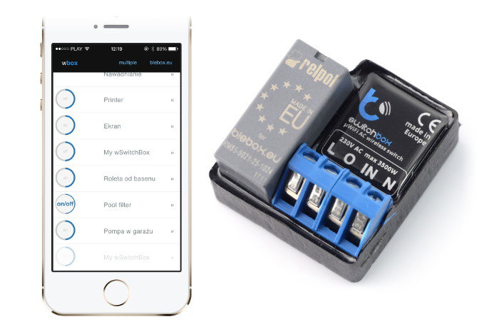Konfiguration des BleBox SwitchBox v3-Treibers