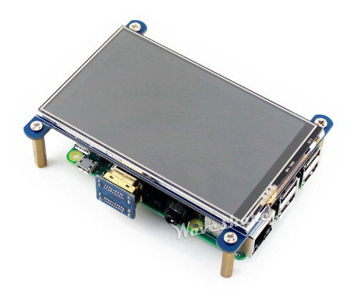 Ein Beispiel für die Verbindung des Bildschirms mit einem Raspberry Pi