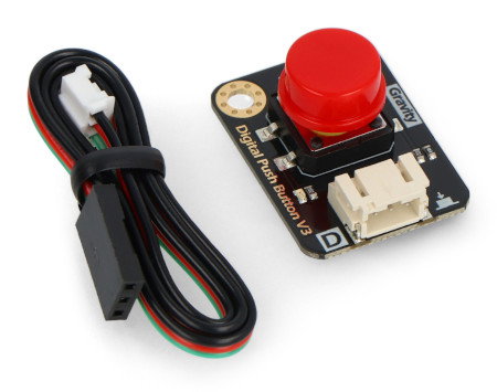 DFRobot Gravity - Tact Switch digitaler Taster - rot