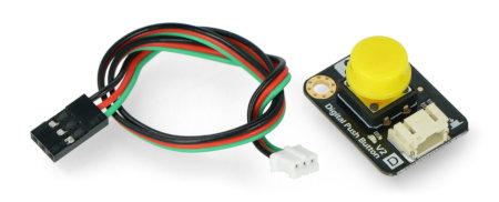 DFRobot Gravity - Tact Switch digitaler Taster - gelb