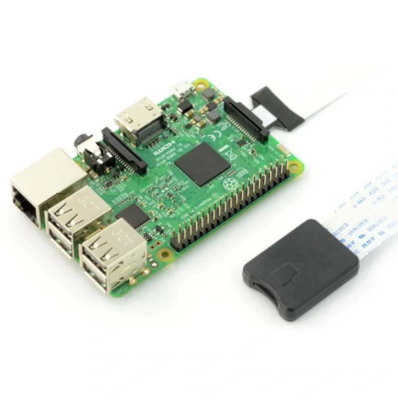 Gegenstand des Verkaufs ist ein microSD-Verlängerungskabel, Raspberry Pi und eine microSD-Karte können separat erworben