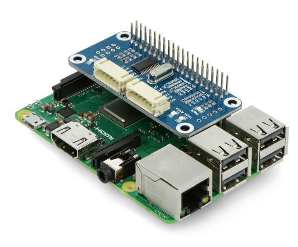 Waveshare Serial Expansion HAT - I2C, UART, GPIO