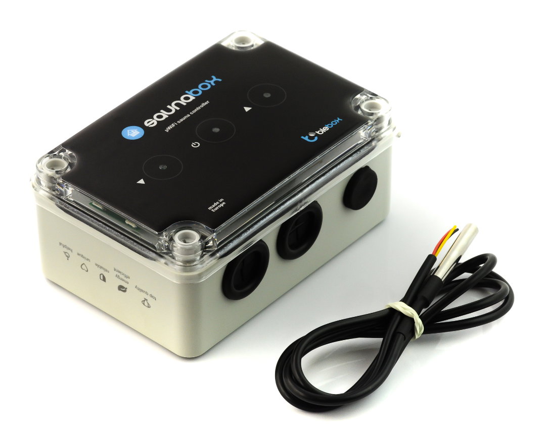 BleBox SaunaBox und Temperaturfühler