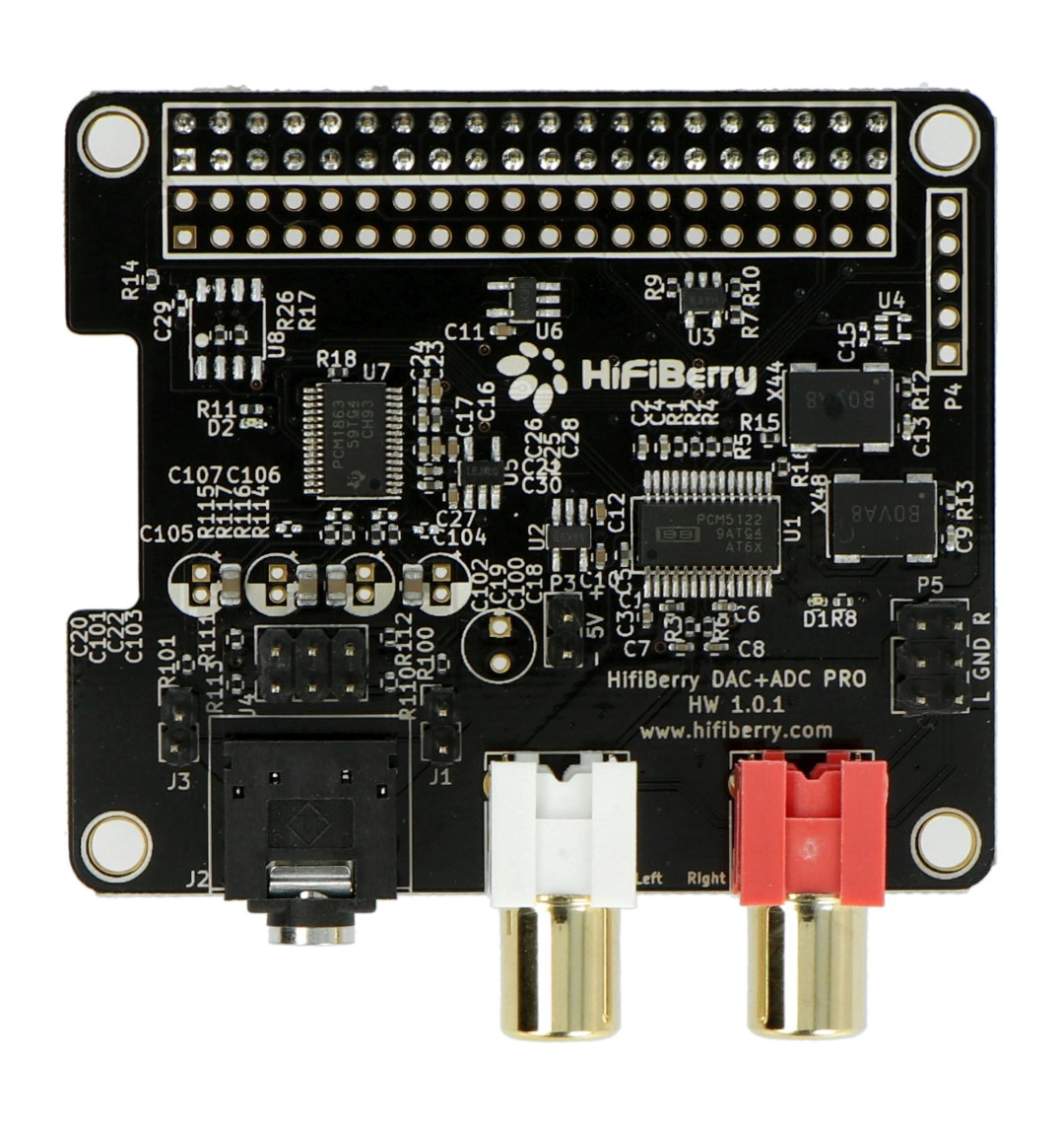 HiFiBerry DAC + ADC Pro – die Parameter können sich sehen lassen