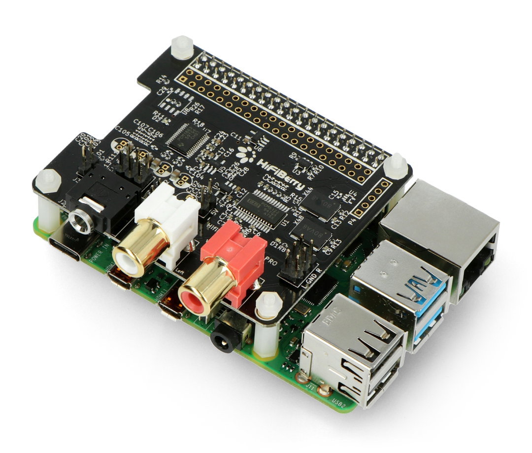 HiFiBerry DAC + ADC Pro – die Parameter können sich sehen lassen