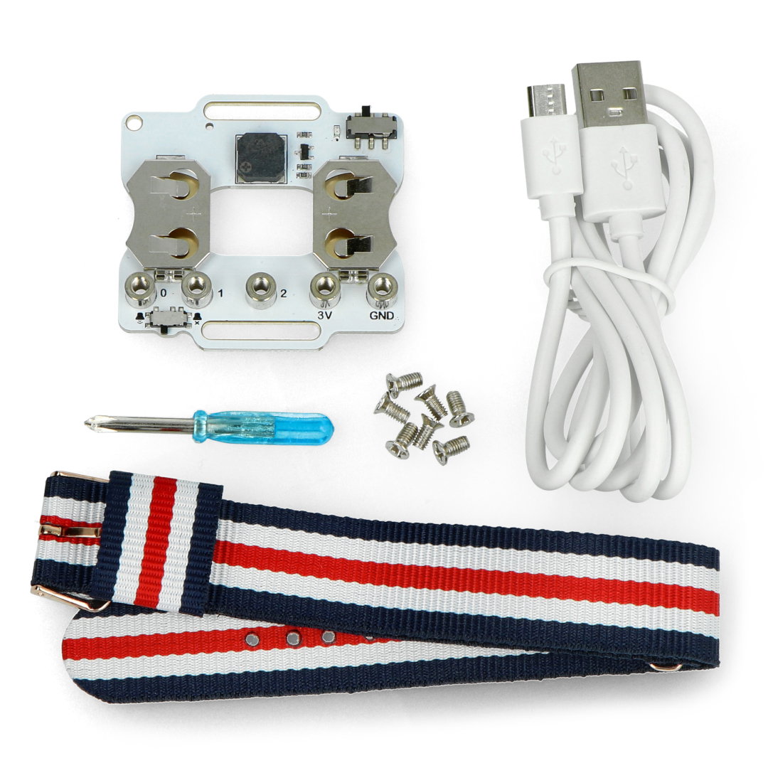 Der Inhalt des micro:bit Smart Coding Kits.