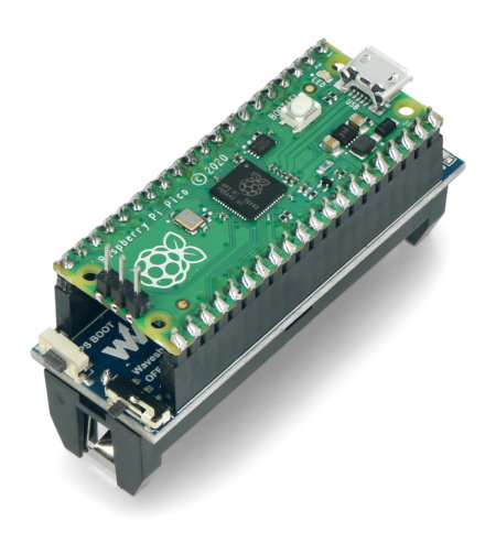 Die Art, die Elemente zu verbinden. Das Raspberry Pi Pico-Modul ist nicht im Kit enthalten, es kann separat in unserem Shop erworben werden.