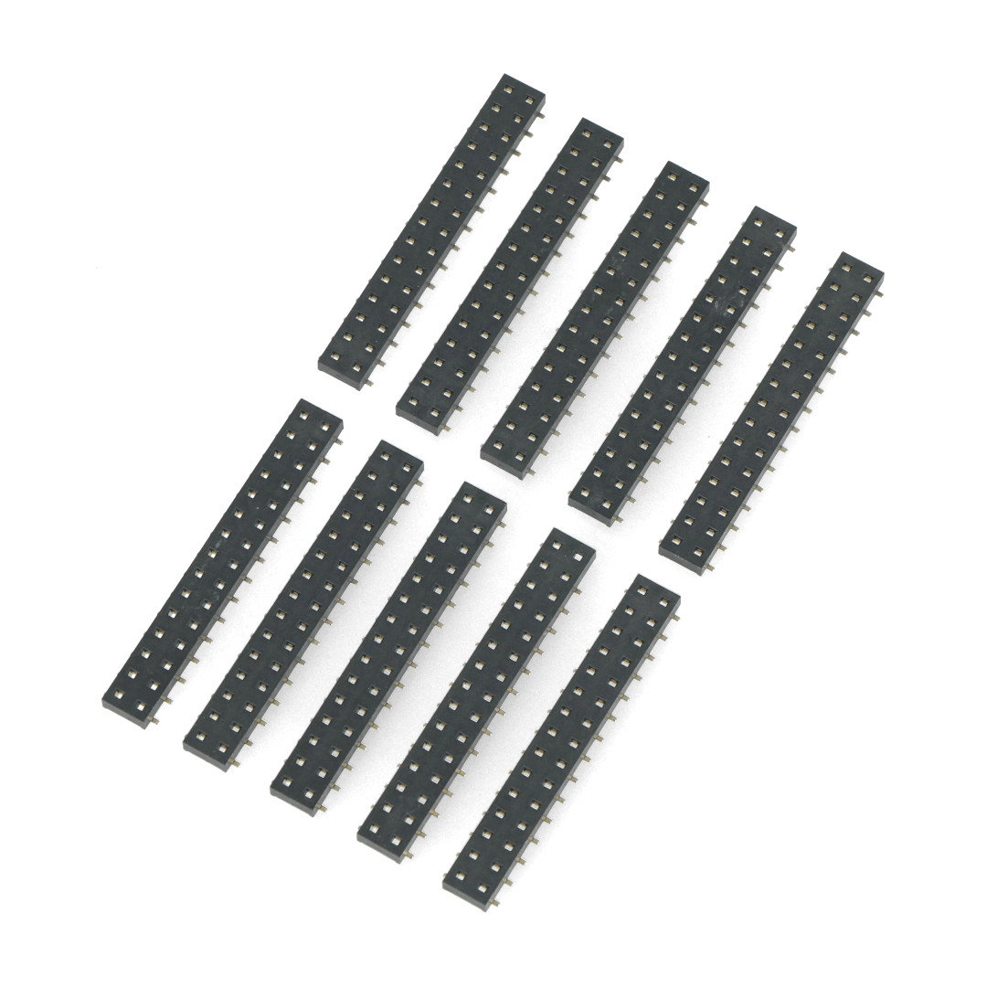 Kupplung 2x15 polig - 2,54 mm Raster - 10 Stk.