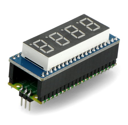 Segmentiertes Anzeigemodul mit Raspberry Pi Pico