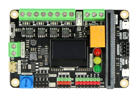 Xia mi Multifunktionales Erweiterungsboard – Ansicht von oben.