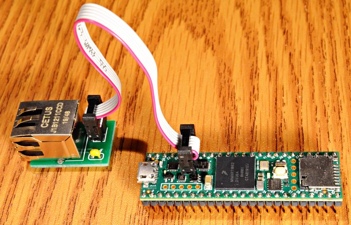 Verbindungsbeispiel mit Teensy 4.1