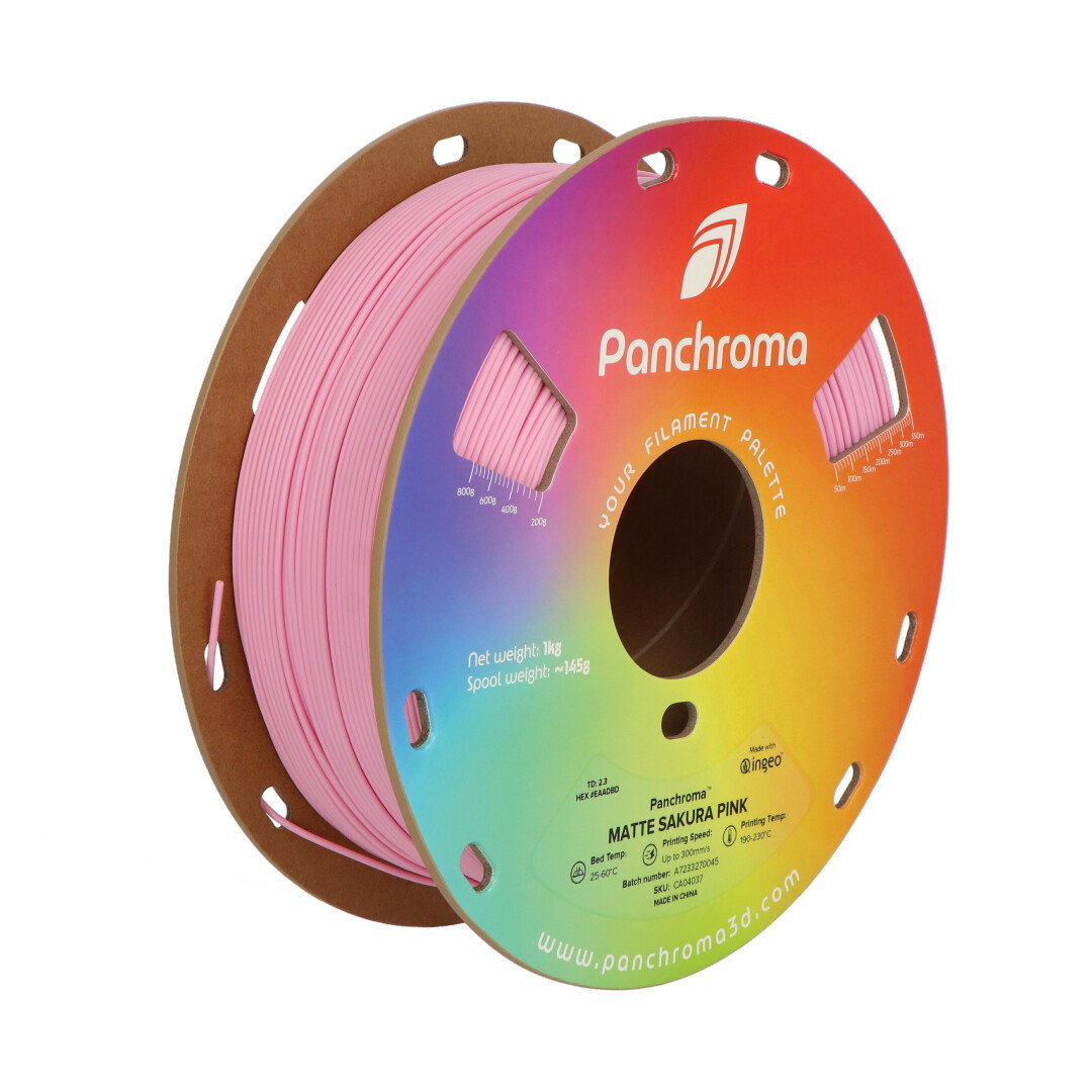 Polymaker Panchroma PLA 1,75 mm Filament, 1 kg - Sakura Pink