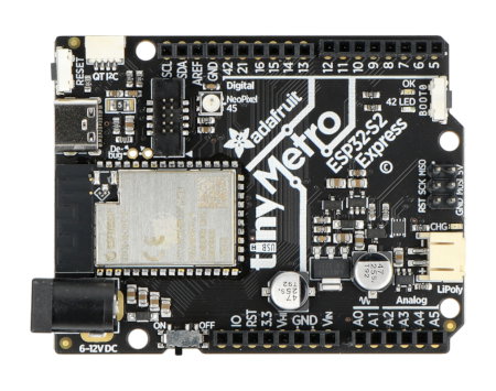 Das Board ist mit einem Single-Core ESP32-S2 Prozessor ausgestattet