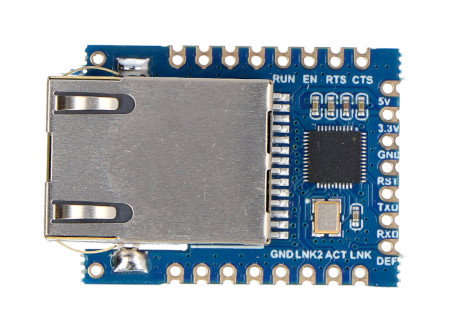 Die UART-Schnittstelle im TTL-Standard ermöglicht die Kommunikation mit dem Modul