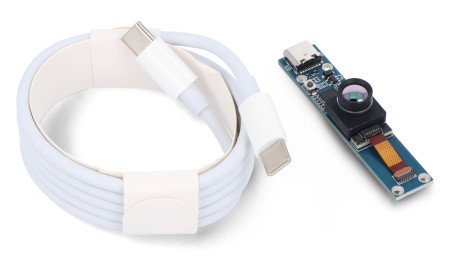 Thermal Camera HAT - moduł z kamerą termowizyjną IR do Raspberry Pi - 80 x 62 px, 45 FOV - USB C - Waveshare 25288