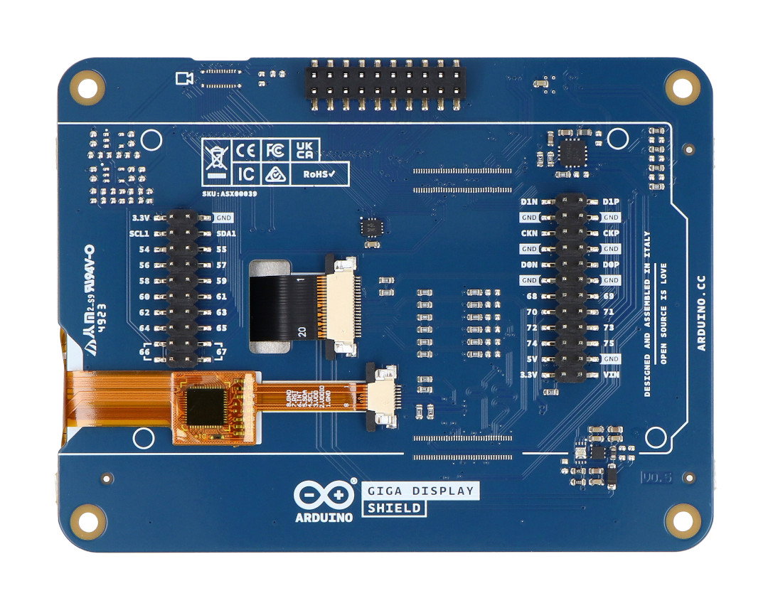 Das Arduino Giga Board ist nicht Teil des Bausatzes. Es muss separat erworben werden