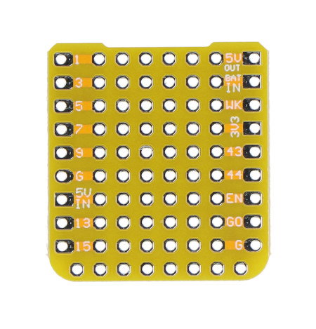 Proto Kit - płytka prototypowa CapsuleProto do M5Capsule - 62 otwory - 5 szt. - M5Stack A141