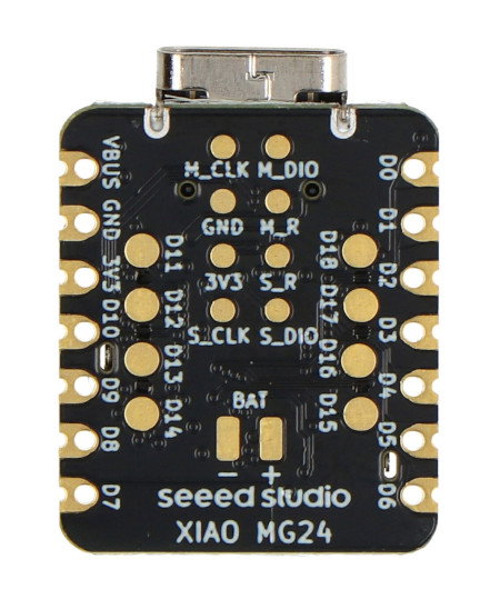 Das Board basiert auf dem Silicon Labs EFR32MG24 Prozessor mit ARM Cortex M33 Kern und unterstützt die Protokolle Matter