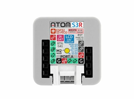 AtomS3R Dev Kit - moduł deweloperski z wyświetlaczem 0,85'' - M5Stack C126
