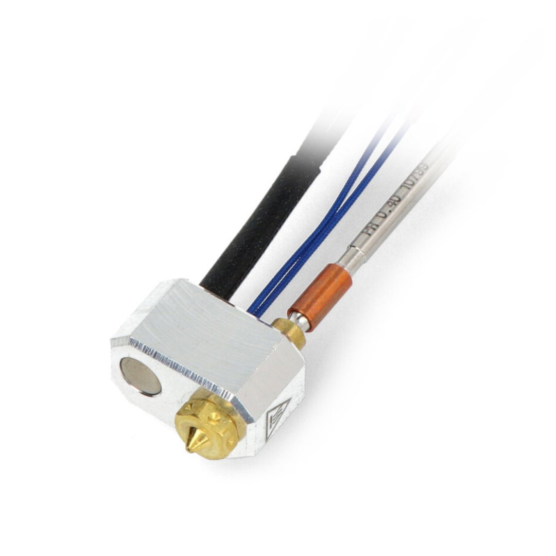 Głowica hotend do Nextrudera z dyszą mosiężną 0,4 mm do drukarek 3D Prusa MK4, XL, MK3.9, MK4S oraz CORE One - zmontowana