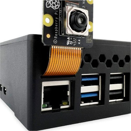 Obudowa HighPi Pro 5S do Raspberry Pi 5 - ABS - czarna - PiHut 106008