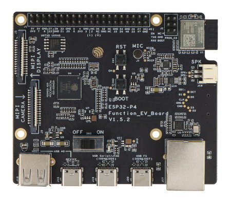 ESP32-P4-Function-EV-Board - zestaw rozwojowy z wyświetlaczem LCD 7'' i kamerą 2 MPx - WiFi / Bluetooth - Espressif
