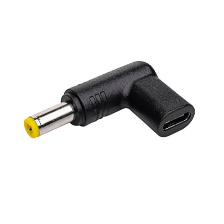 Adapter USB Typ C auf DC 5,5 / 2,5 mm - Stecker für Universalnetzteil - Akyga AK-ND-C01