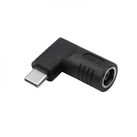 Adapter DC 7,9 / 5,5 mm + Pin auf USB Typ C - Buchse für Universalnetzteil - Akyga AK-ND-D01