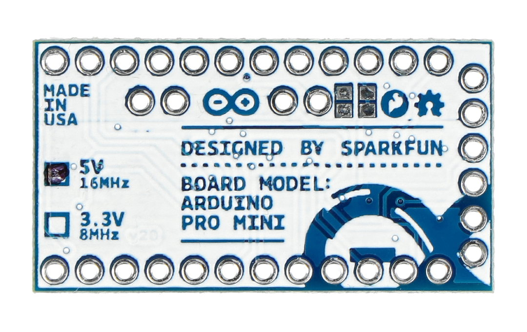 Das Modul wurde auf einem 0,8 mm dicken Laminat hergestellt